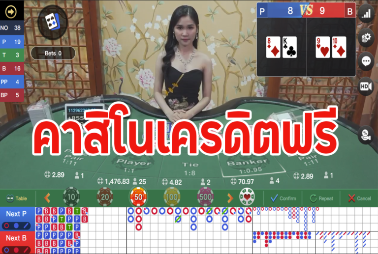 คาสิโนออนไลน์ แจกเครดิตฟรี 500